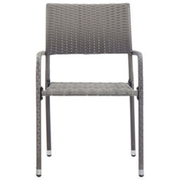 Walplus 3 Piece Garden Dining Set Grey - thumbnail 4