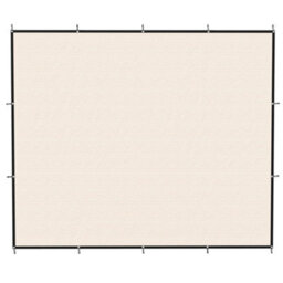 Outsunny Sun Shade Sail With Uv Protection 3 X 3.6 M Beige - thumbnail 2