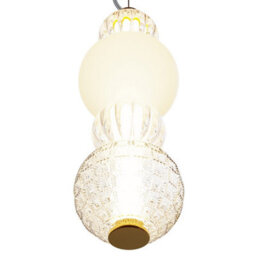 Luminosa Lighting Luminosa Maytoni Collar Modern Slim Pendant Ceiling Light Gold Integrated Led 3000K - thumbnail 4