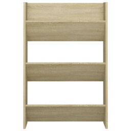 Vidaxl Wall Shoe Cabinets 2 Pcs  Sonoma Oak 60X18X90 Cm Engineered Wood - thumbnail 6