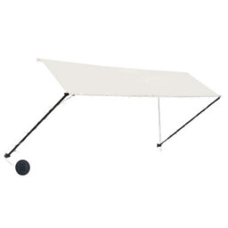 Berkfield Retractable Awning With Led 350X150 Cm Cream - thumbnail 3