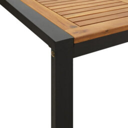 Berkfield Garden Table With U-Shaped Legs 200X90X75 Cm Solid Wood Acacia - thumbnail 6
