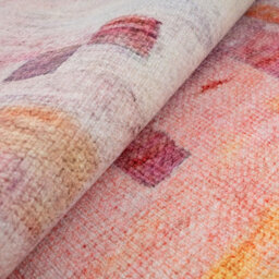 Loomed Washable Pastel Pink Abstract Regular Office Décor Rug 160Cm X 230Cm - thumbnail 7