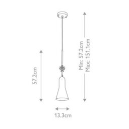 Luminosa Lighting Luminosa Etoile Dome Pendant Ceiling Light, Matte Black And Gold Leaf - thumbnail 7