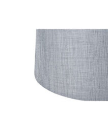 Lighting Supermarket Malham Large Classic Ceramic Table Lamp With Matching Shade - Modern Grey And Satin Silver - thumbnail 5