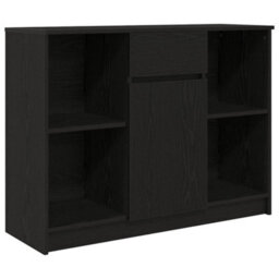 Walplus Sideboard With Drawer Black Oak 101X35X76 Cm Engineered Wood - thumbnail 2