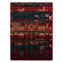 RugsX Wool Carpet Omega Tapas Ethnic, Navy Blue  235X350 Cm - thumbnail 3