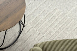 RugsX Flux 461.3.ae121 Wool Carpet Osta - Geometric, Structural, Loft Beige Grey 160X230 Cm - thumbnail 5