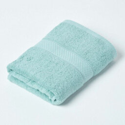 Homescapes Turkish Cotton Hand Towel, Mint Green - thumbnail 1