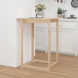 Berkfield Bar Table 80X80X110 Cm Solid Wood Pine