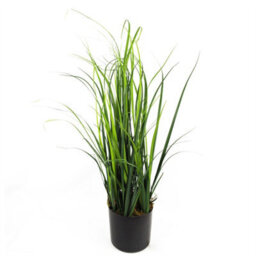 Leaf 60Cm Artificial Grass Plant With Peach Dusty Pink Ceramic Planter - thumbnail 8