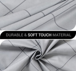 Pamposh Lazzaro Super King Duvet Set Breathable Microfiber Super King 3 Pcs Luxury Durable Super King Duvet Cover With Zipper Closure - thumbnail 4