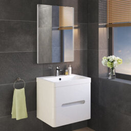 Ibathuk Glowvia Wall Mounted Led Illuminated Mirror, Modern Mirror For Bathroom With Touch Sensor & Demister Pad, 600 X 800mm - thumbnail 8