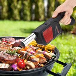 Mini Bbq Air Blower With Handle Camping Charcoal Grill Fan - thumbnail 4