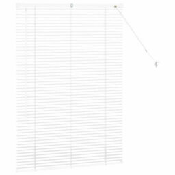 Walplus Window Blind With Curtains Manual White Aluminium - thumbnail 6