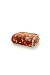 Deyongs Autumnal Woodland Throw Rust Sherpa Lined Woodland Animal Blanket 130X170Cm - thumbnail 3
