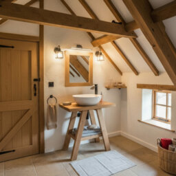L70xW44xH70cm VERA Wooden Vanity and Shelf Storage - thumbnail 3