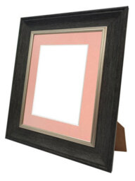 Frames By Post Scandi Charcoal Grey Frame With Pink Mount For Image Size 12 X 8 Inch - thumbnail 4