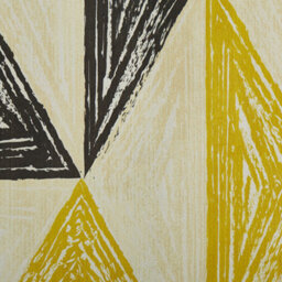 Beliani Scandi Geometric Area Rug Grey And Yellow 140 X 200 Cm Low Pile - thumbnail 6