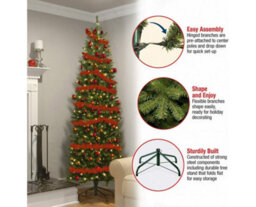 Garden Store Direct National Tree Company Pre-Lit Kingswood Fir Artificial Christmas Tree 4.5Ft - thumbnail 2