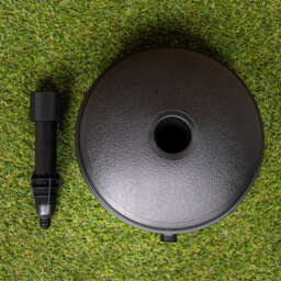 Samuel Alexander 7Kg Or 7 Litre Capacity Water Filled Garden Parasol Umbrella Base In Black - thumbnail 3