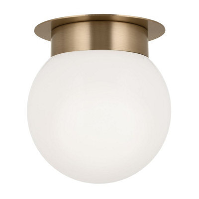 Luminosa Lighting Elstead Kichler Albers Globe Ceiling Light Contemporary Champagne Bronze 1X E27 - image 1