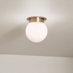 Luminosa Lighting Elstead Kichler Albers Globe Ceiling Light Contemporary Champagne Bronze 1X E27 - thumbnail 5