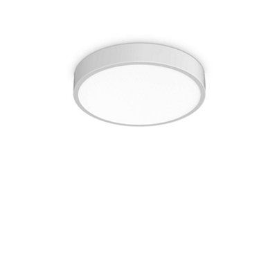 Ideal Lux Ray Integrated Led Semi Flush Light White 4050Lm 3000-4000K Ip44