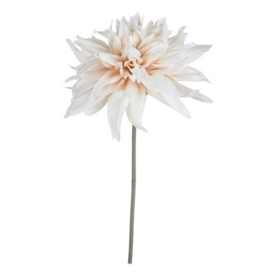 Wyld Haus Set Of 3 Artificial Blush Dahlia Stems, Lifelike Faux Flowers For Vases And Bouquets - image 1