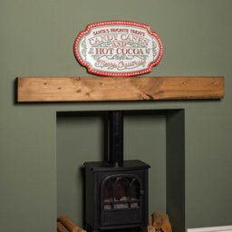 Samuel Alexander 62Cm Red And White Christmas Candy Canes Metal Sign Decoration - thumbnail 2