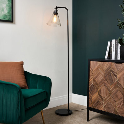 Inlight Dafyd Matt Black Led Floor Lamp - image 1