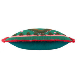furn. Furn Les Animaux Croc Monsieur Tufted Polyester Filled Cushion - thumbnail 3