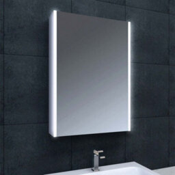 Plum&clay Leani Led Illuminated Single Mirrored Wall Cabinet (H)700mm (W)550mm - thumbnail 1