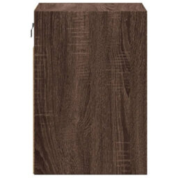 Berkfield Durable Tv Wall Cabinet With Led Lights Brown Oak 41X31X45 Cm - thumbnail 7
