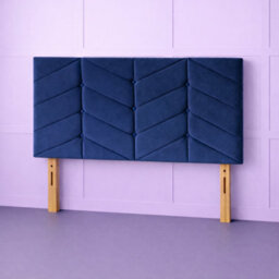 Comfy Deluxe 6Ft Superking Rose Blue Plush Velvet 20Inch Headboard