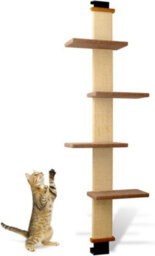 Smartcat Multilevel Cat Door Hanger Climber Scratching Post Pad Climbing Platforms With Natural Sisal - thumbnail 1