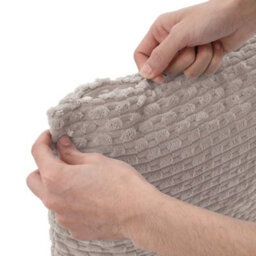 Thehotsale 45Cm X 45Cm Square Corduroy Soft Decorative Throw Pillow Cover Cushion Covers Pillowcase In Beige - thumbnail 6