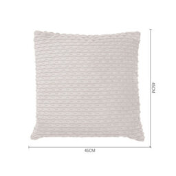 Thehotsale 45Cm X 45Cm Square Corduroy Soft Decorative Throw Pillow Cover Cushion Covers Pillowcase In Beige - thumbnail 7