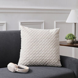 Thehotsale 45Cm X 45Cm Square Corduroy Soft Decorative Throw Pillow Cover Cushion Covers Pillowcase In Beige - thumbnail 1