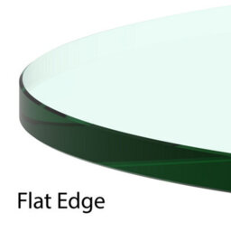 Belofay 70Cm Clear Round Glass Table Top 8mm Tempered Glass Flat Polished Edge - thumbnail 6