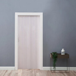 Folding Door Concertina Accordion Plastic Sliding Door Living Room Divider White - thumbnail 6
