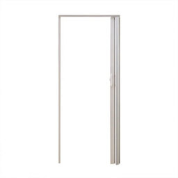 Folding Door Concertina Accordion Plastic Sliding Door Living Room Divider White - thumbnail 4