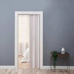 Folding Door Concertina Accordion Plastic Sliding Door Living Room Divider White - thumbnail 5