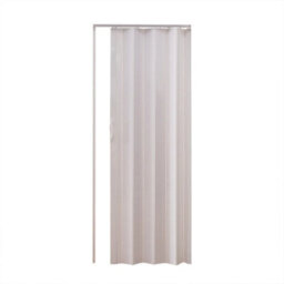 Folding Door Concertina Accordion Plastic Sliding Door Living Room Divider White