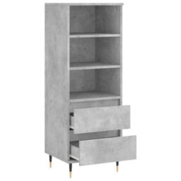 Berkfield Highboard Concrete Grey 40X36X110 Cm Engineered Wood - thumbnail 6