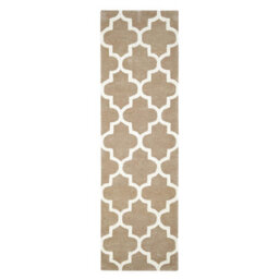 Arabesque Beige Modern Wool Runner By Oriental Weavers-68Cm X 235Cm - thumbnail 1