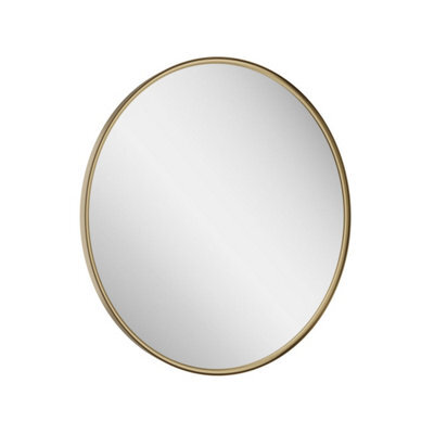 UK Homeliving Uk Home Living Avalon - Price Reduced -600 Led Round Mirror Brushed Brass - image 1