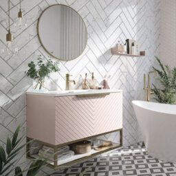 UK Homeliving Uk Home Living Avalon - Price Reduced -600 Led Round Mirror Brushed Brass - thumbnail 3