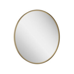 UK Homeliving Uk Home Living Avalon - Price Reduced -600 Led Round Mirror Brushed Brass - thumbnail 1