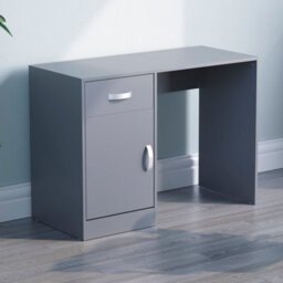 Lassic Vida Designs Hudson Grey Computer Desk With 1 Drawer And Door - thumbnail 4